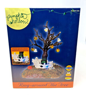 Lemax Pumpkin Hollow - Ring-Around the Tree - Ghosts - Animated Halloween Decor